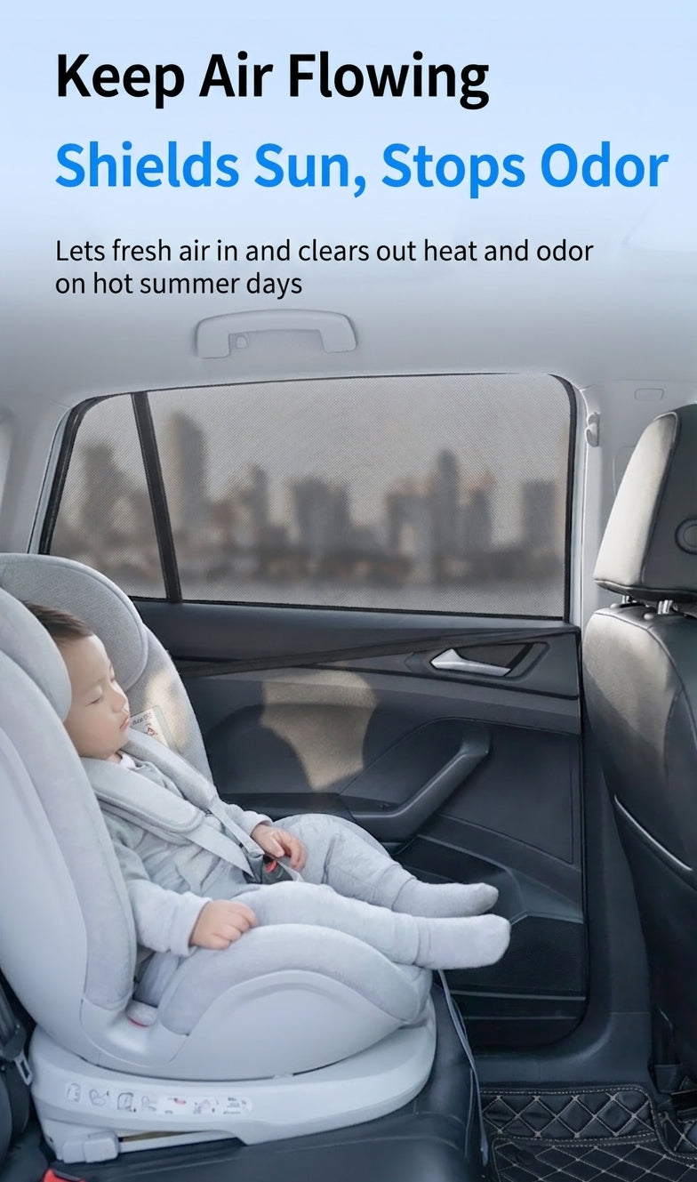 Car Window Mosquito Screen, Universal Fit