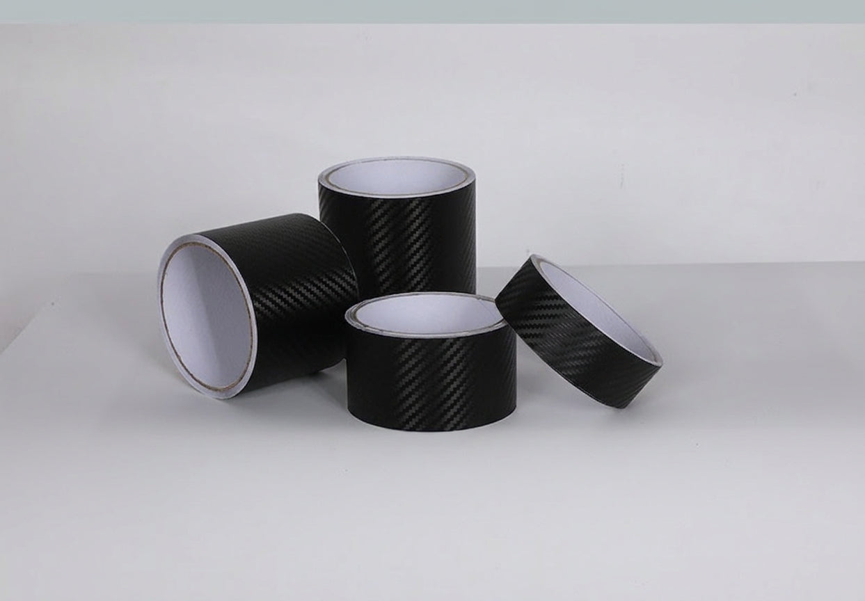 3D carbon fiber car stickers, door sill protection strips, bumper scratch and anti-collision tape, motorcycle and bicycle waterproof