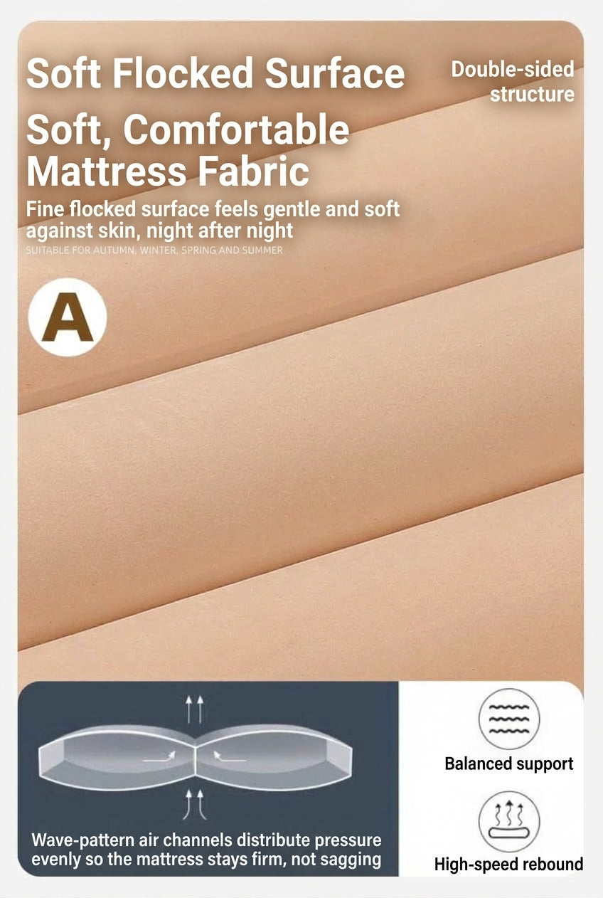 Car inflatable mattress, rear seat sleeping mat, multifunctional travel mattress, thickened inflatable mattress for SUVs and sedans