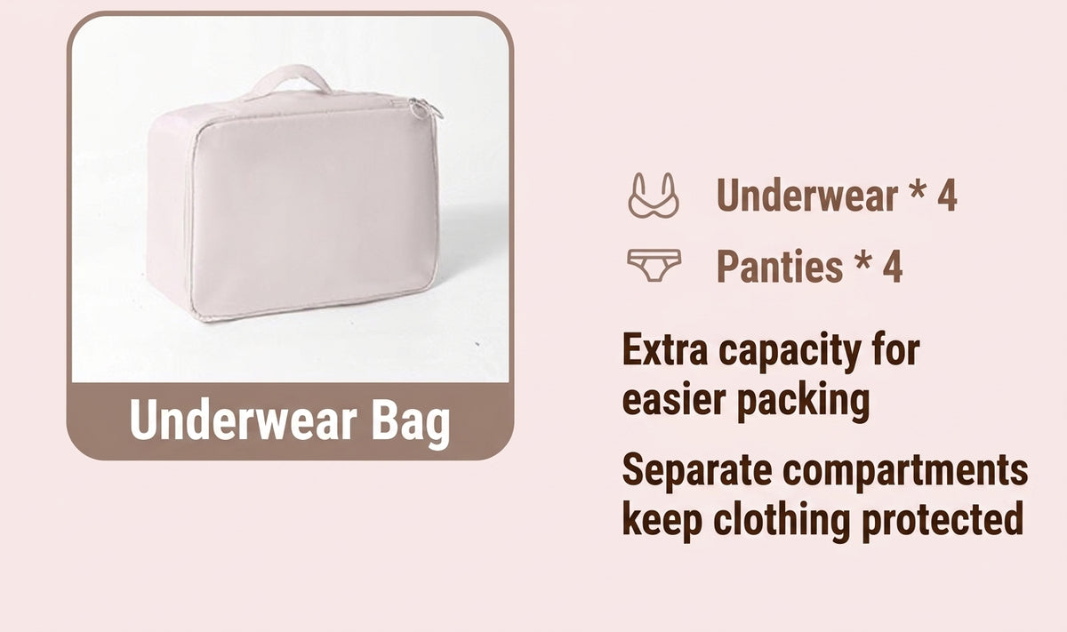 Travel Storage Organizer Set - 7 to 10 Pieces