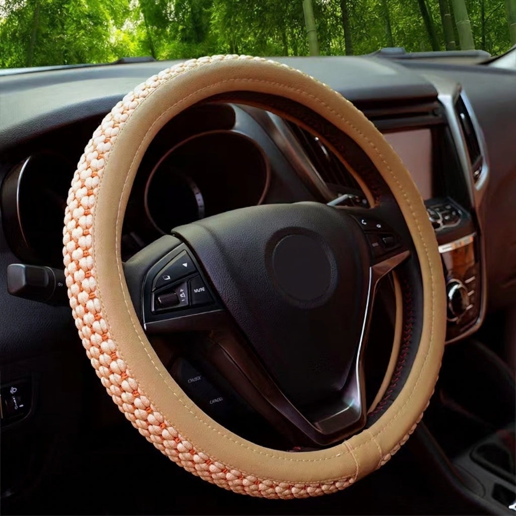 Steering Wheel Cover, Ice Silk, Universal Fit