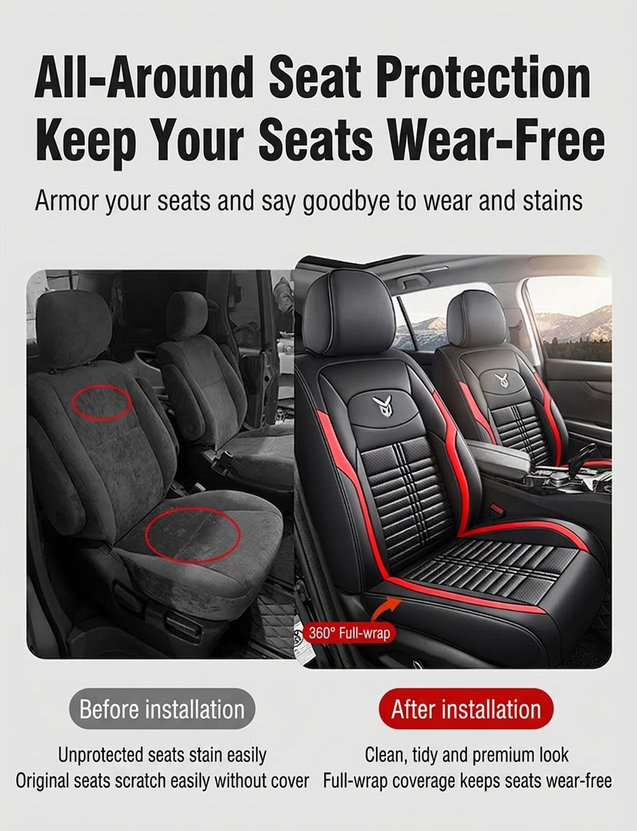 Cross-border car seat cushions with a light luxury, premium feel, all-around car seat cushions, all-season universal, simple, breathable, stain-resistant, and stain-resistant