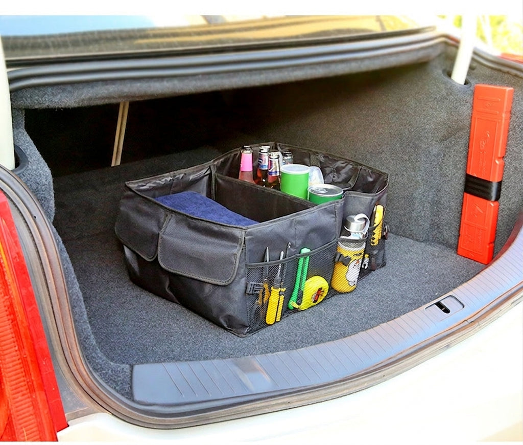 Cross-border cargo source: Oxford cloth for cars, trunk storage bags, multifunctional foldable storage boxes for car use, storage boxes