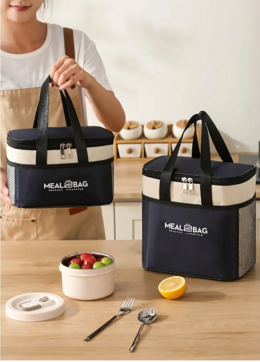 Insulated Lunch Bag, Waterproof Oxford Cloth
