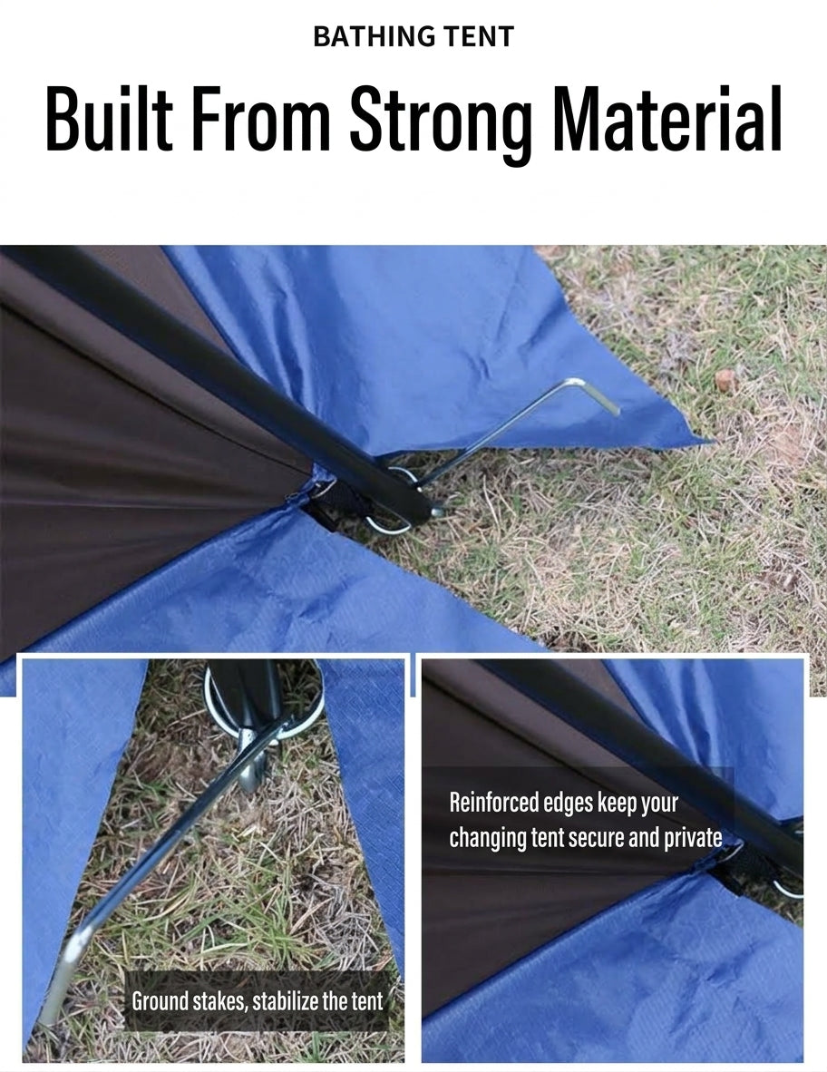 Enlarged and raised outdoor dressing, bathing, tents, camping, beach, fishing tent, model changing mobile toilet tent