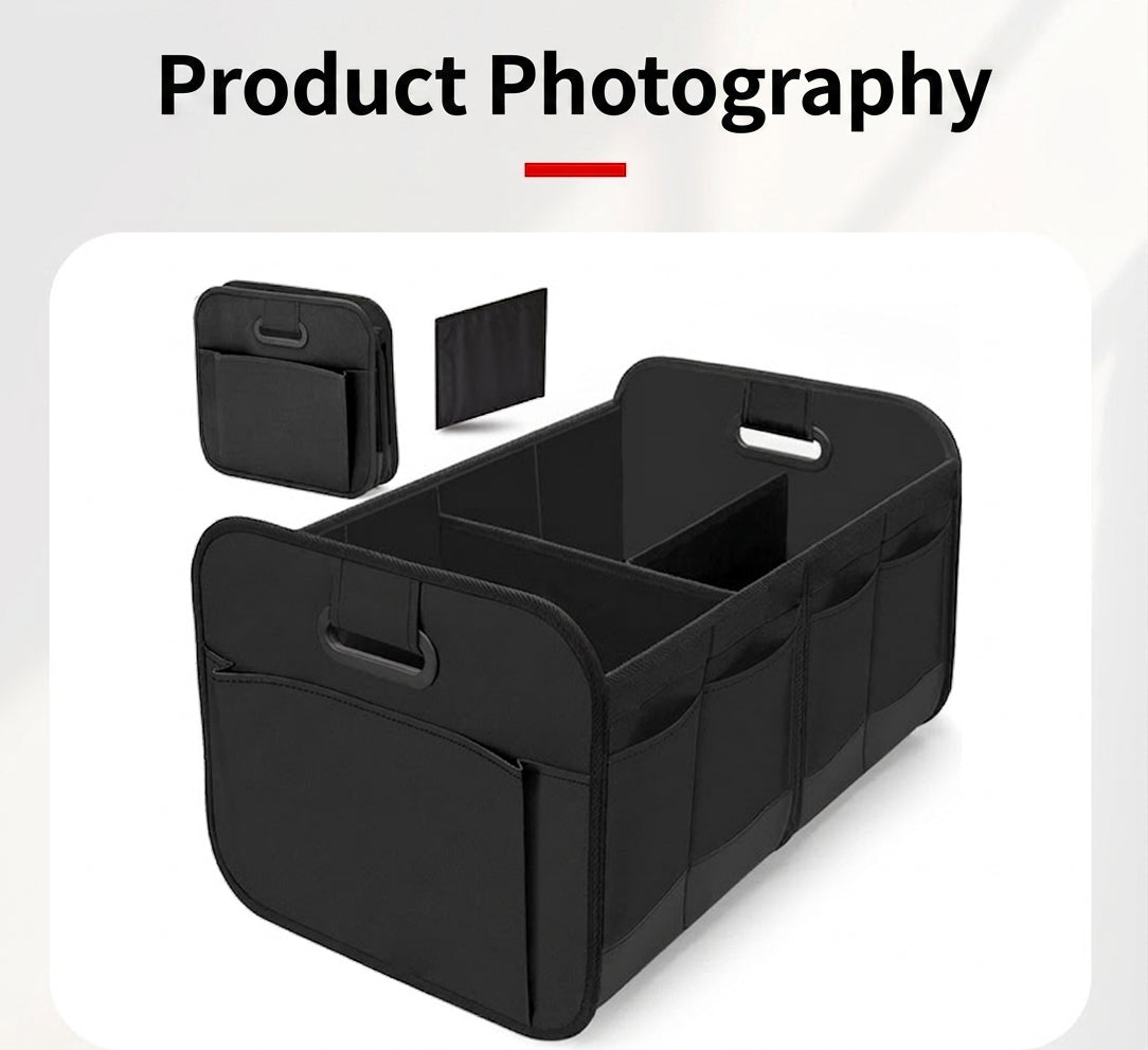 Cross-border car storage box trunk storage box oxford cloth storage box large capacity foldable spot wholesale