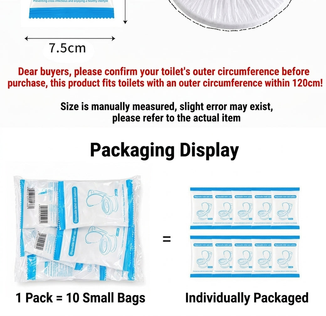 Cross-border English disposable toilet mat, individually packaged, thickened, all-season portable travel hotel seat mat