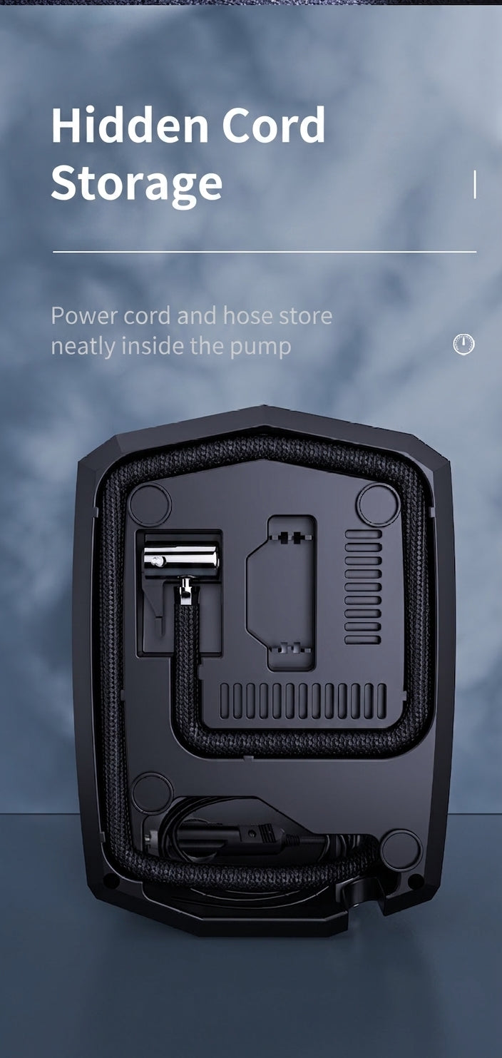 Car air pump digital display portable electric 12v tire inflator multi-function vehicle car air pump