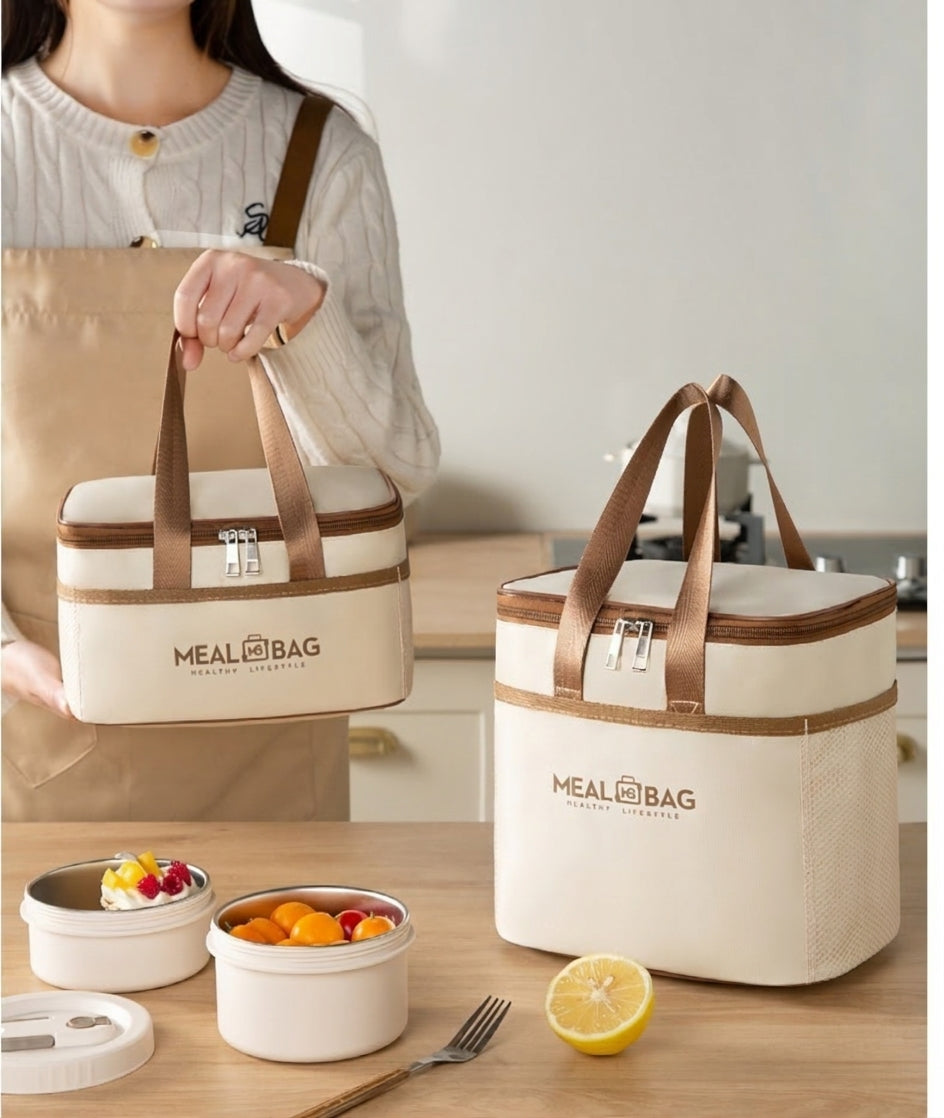 Insulated Lunch Bag, Waterproof Tote
