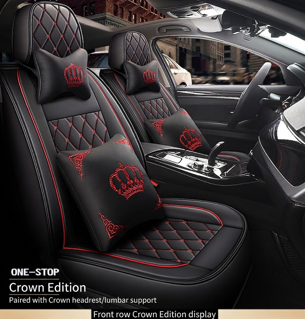 Cross-border new car seat cover, full leather full surrounding, four seasons universal cushion trolley seat cover special manufacturer wholesale