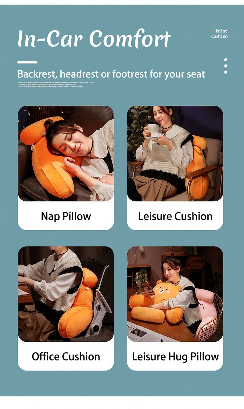 Bedside soft bag large backrest waist cushion dormitory bed backrest cushion office pillow tatami sofa pillow