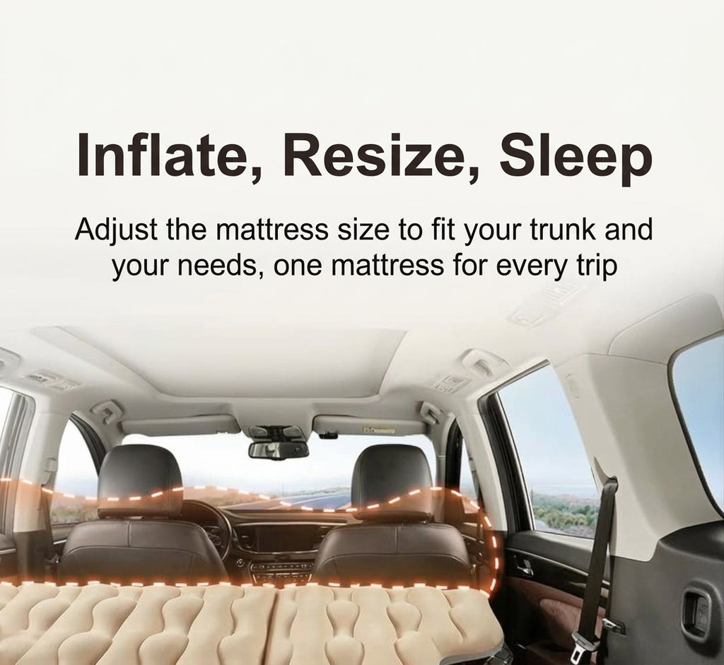 SUV inflatable mattress, car trunk air mattress, in-car sleeping essential, suitable for car camping, Tesla