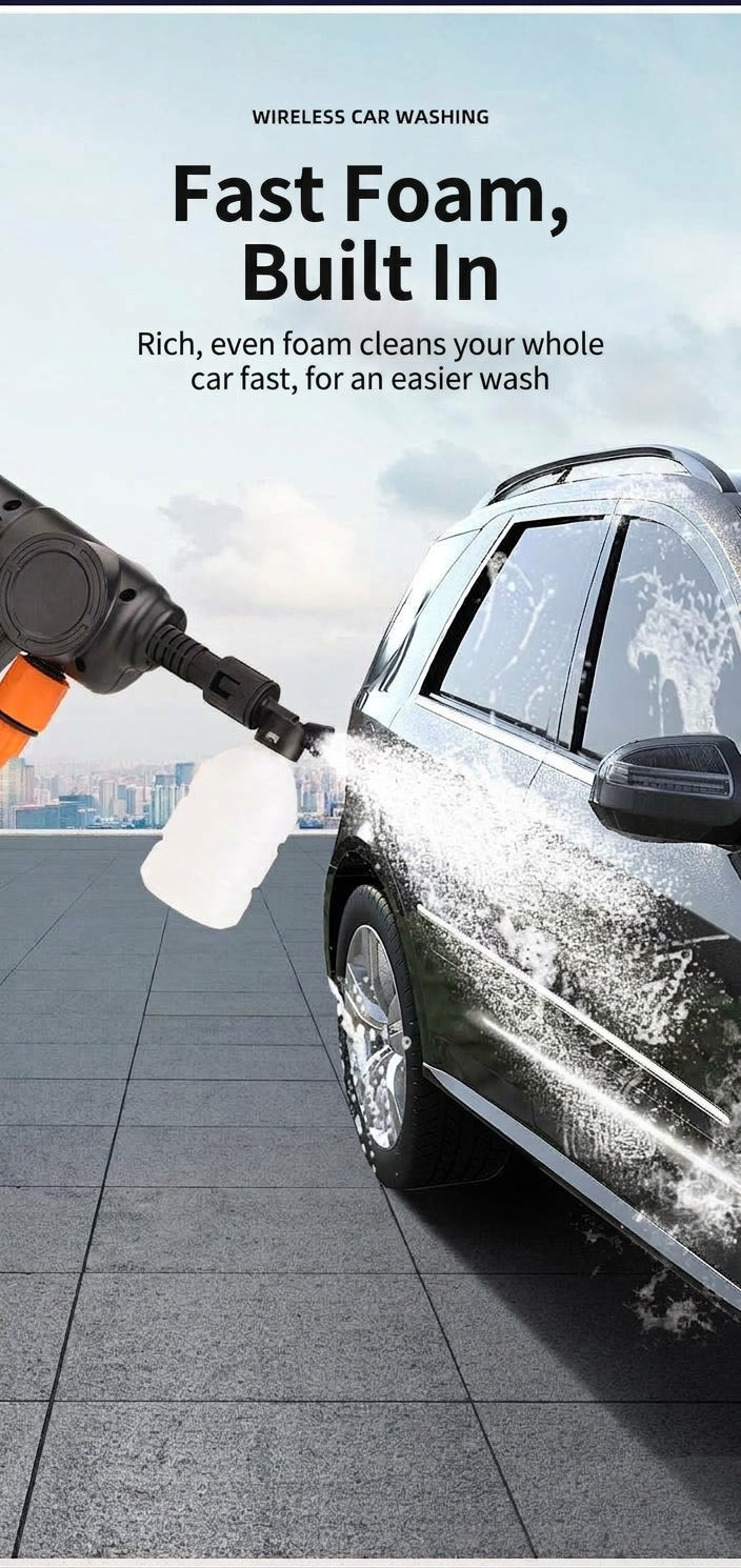 Car water gun car wash machine, car wash gun car wash lithium battery washer, car wash pump, high-pressure, high-power rechargeable type