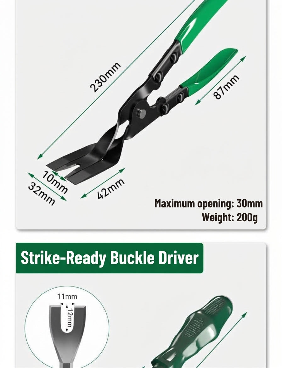 Automobile light opening pliers, rivet pliers, buckle pliers, interior door panels, audio disassembly, rubber buckle drivers, headlights, dismantling and changing lampshades