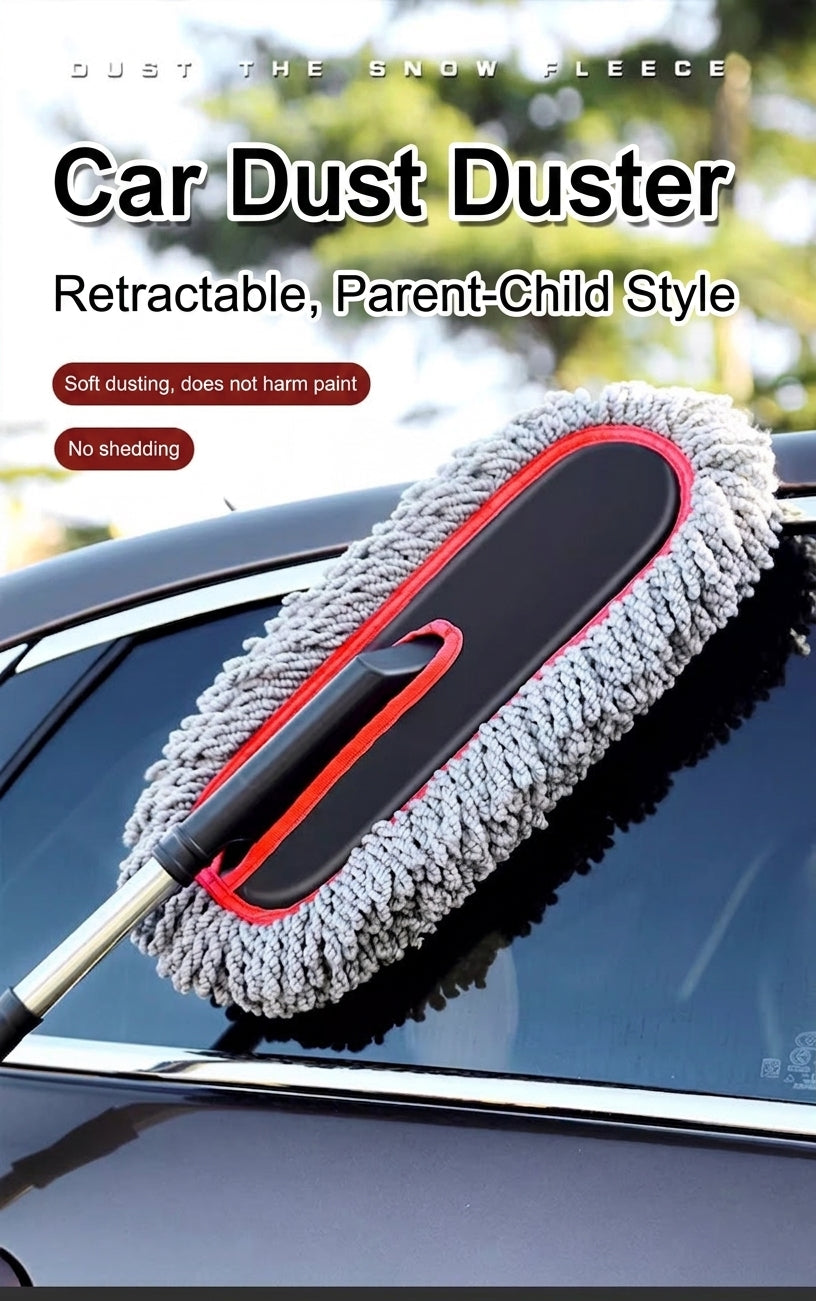 Zhongheng car wash mop car dust duster brush sweeps dust with car wash mop and snow removal tools to wipe cars