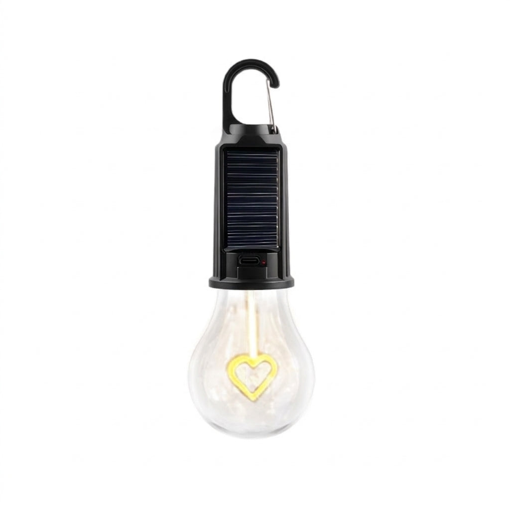 Solar Camping Light with Hook - Rechargeable