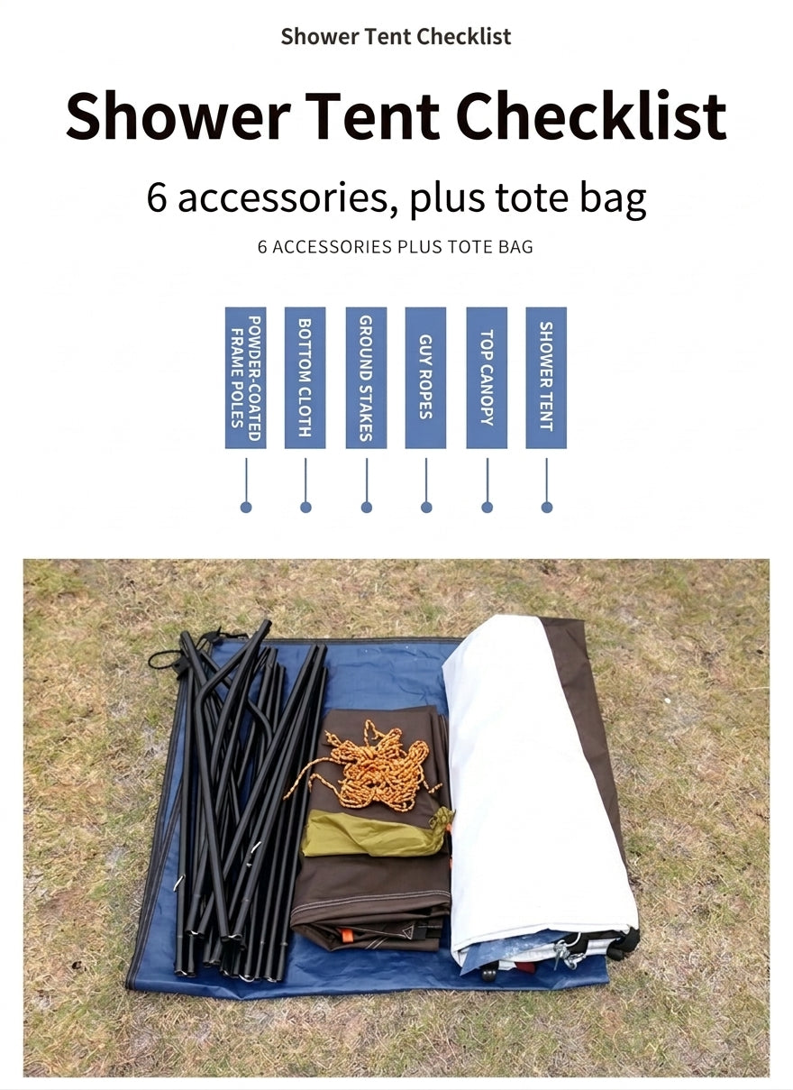 Enlarged and raised outdoor dressing, bathing, tents, camping, beach, fishing tent, model changing mobile toilet tent