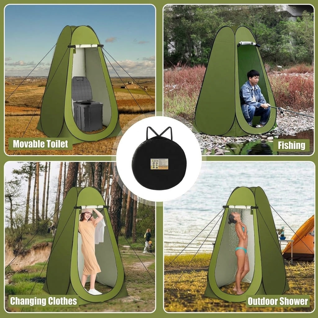 2025 Cross-border Hot Outdoor Shower Tent, Shower Bag, Toilet Combo, Changing Tent, Solar Drying Water Bag