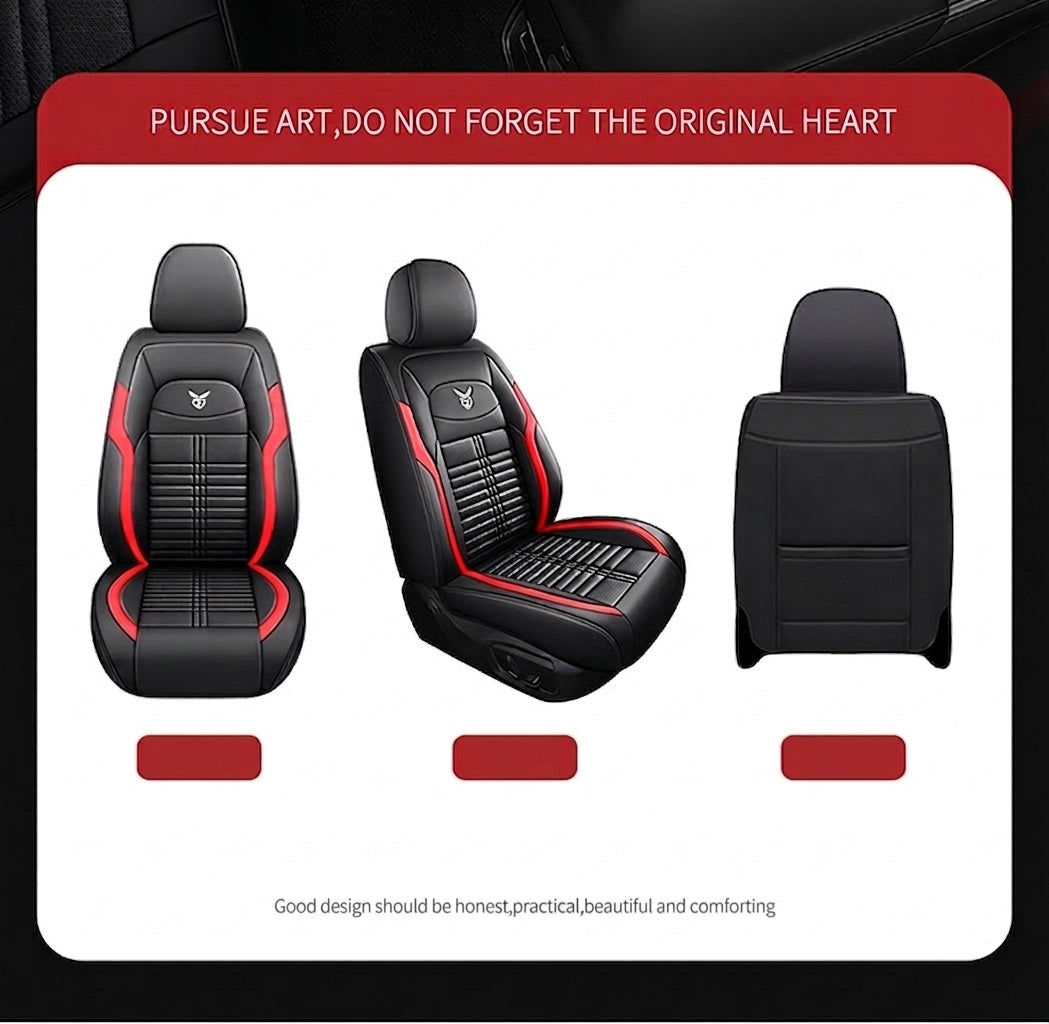 Cross-border car seat cushions with a light luxury, premium feel, all-around car seat cushions, all-season universal, simple, breathable, stain-resistant, and stain-resistant
