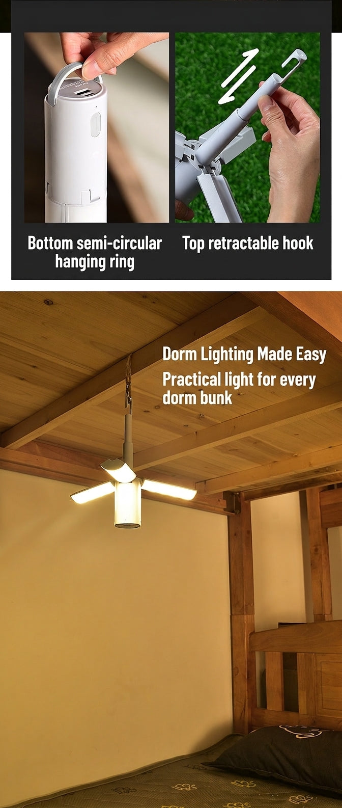 Camping Light - Folding Tent Lantern