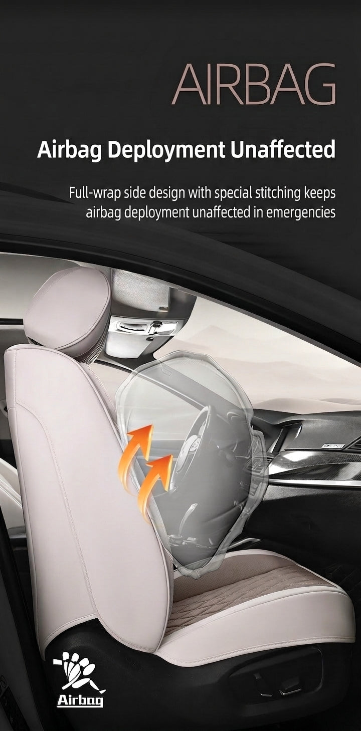 New car seat cushion, all-season universal seat, Nappa leather full-coverage seat cover, small sedan SUV seat cushion manufacturer wholesale