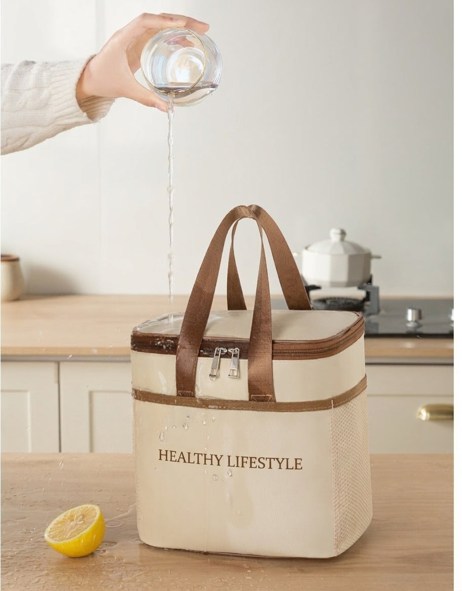 Insulated Lunch Bag, Waterproof Tote