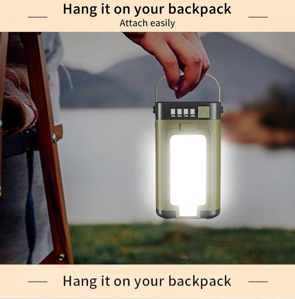 Solar Camping Light with Folding Design