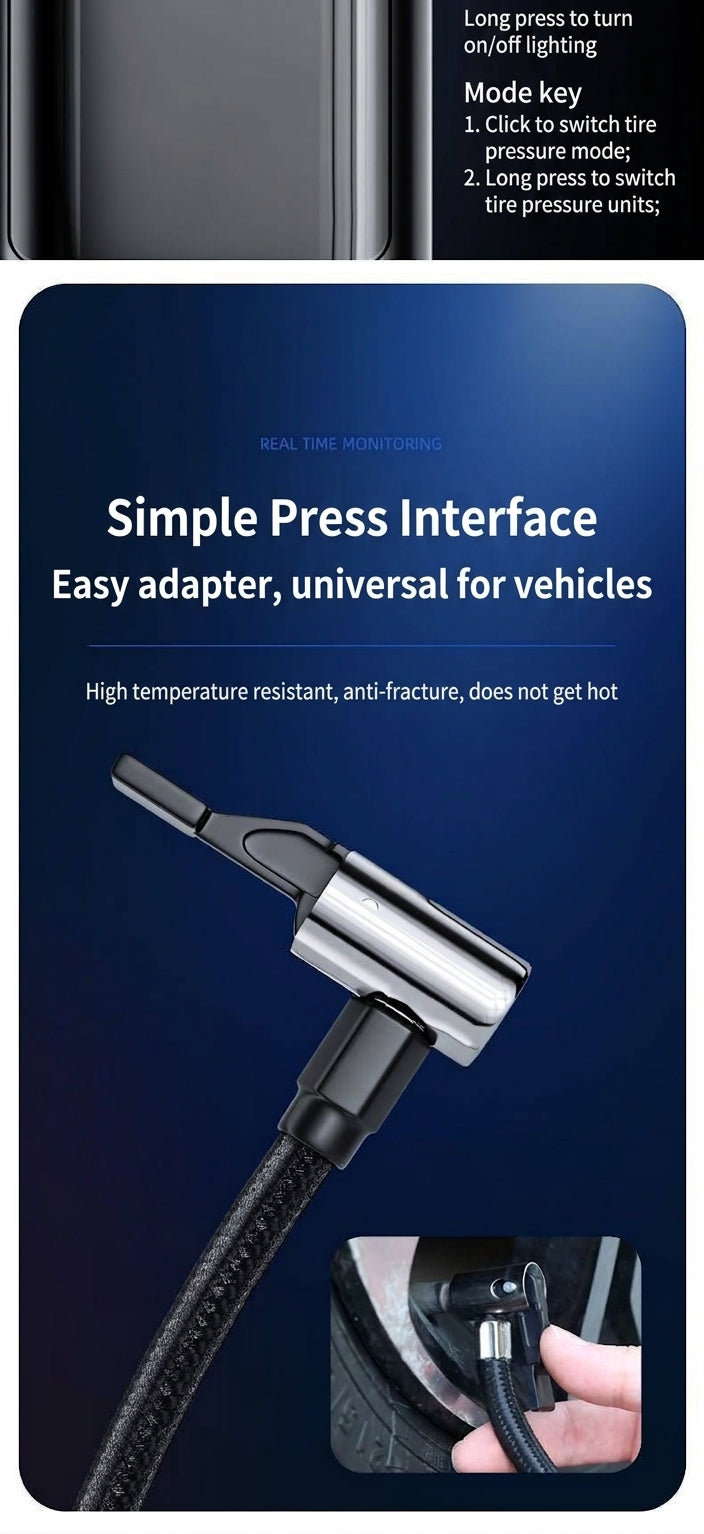 [Kuangjin Exclusive] Portable car, off-road vehicle, bicycle, onboard air pump, wireless dual-mode air pump