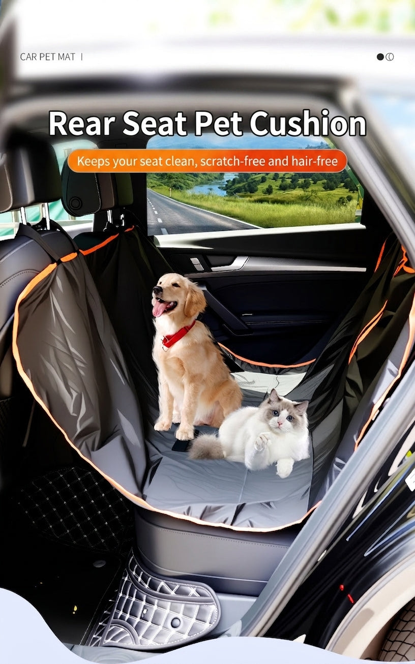 Zhongheng car pet mat, rear seat seat pad, waterproof pet car mat, car dog mat, rear pet seat cushion