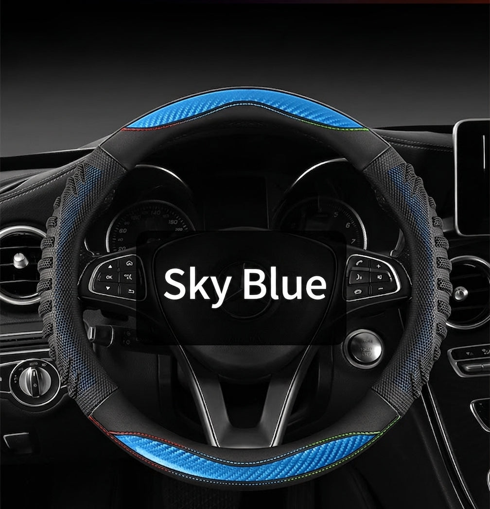 Four-season universal honeycomb sports handlebar covers, steering wheel covers, anti-slip modification covers, cross-border Douyin one-piece dropshipping