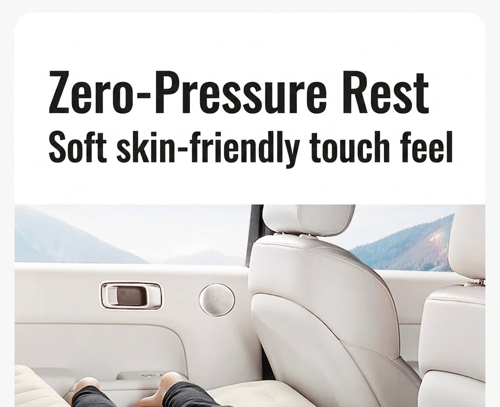 Car rear sleeping mat travel bed car air mat tram automatic charging and discharging portable electric belt leveling inflatable bed