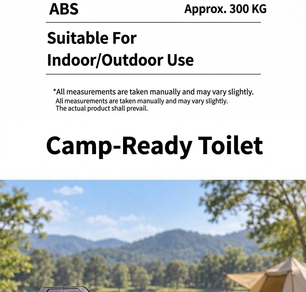 2026 New Widened and Raised Outdoor Folding Toilet Car Mobile Toilet Travel Camping Portable Toilet
