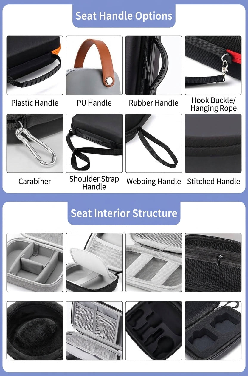 EVA storage bag, power bank, hard drive headphone, EVA storage bag, 3C digital beauty device storage bag