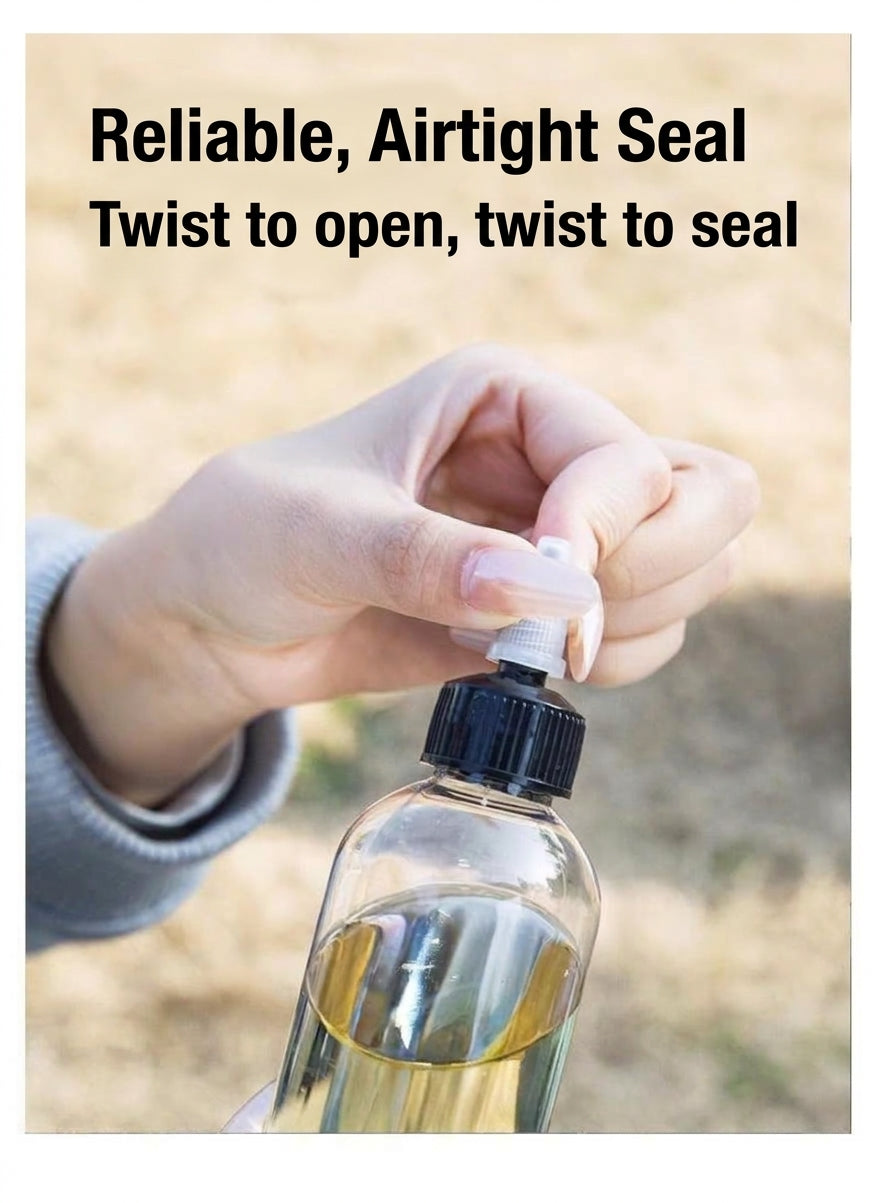 Camping and Outdoor Cooking Seasoning Bottle Set, Outdoor Portable Storage PET Spice Bottle, Repackaging Bottle, Oil Bottle Organizer Bag