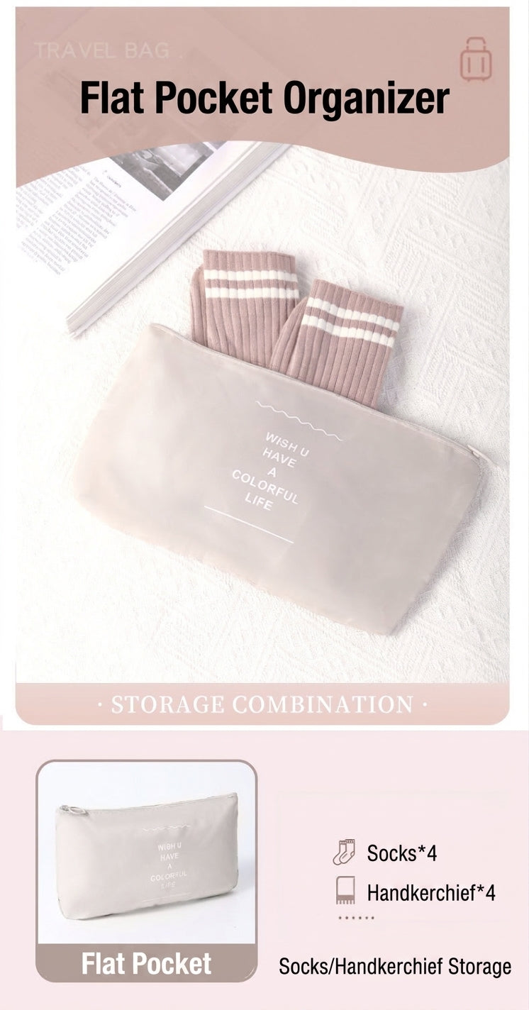 Travel Storage Organizer Set - 7 to 10 Pieces
