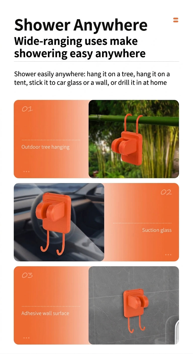 Portable Shower - Rechargeable Battery Powered