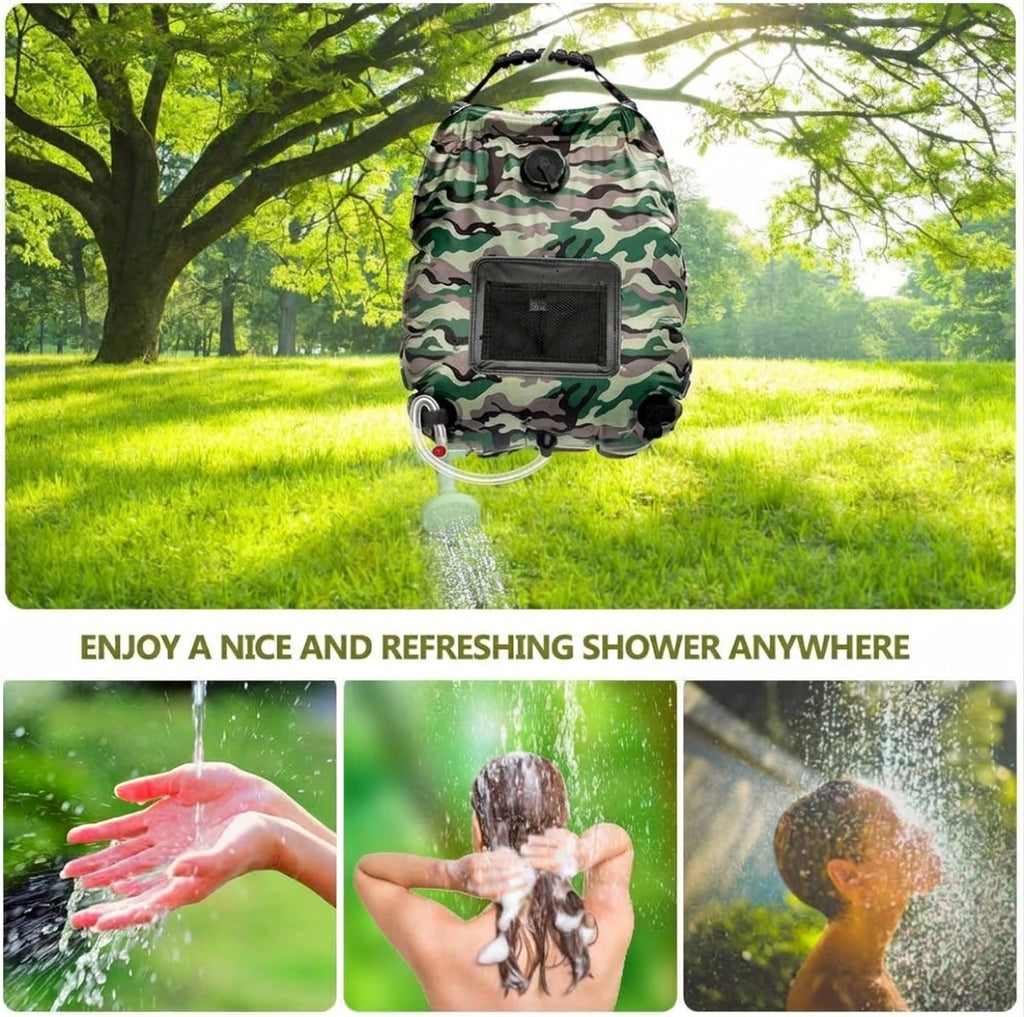 2025 Cross-border Hot Outdoor Shower Tent, Shower Bag, Toilet Combo, Changing Tent, Solar Drying Water Bag