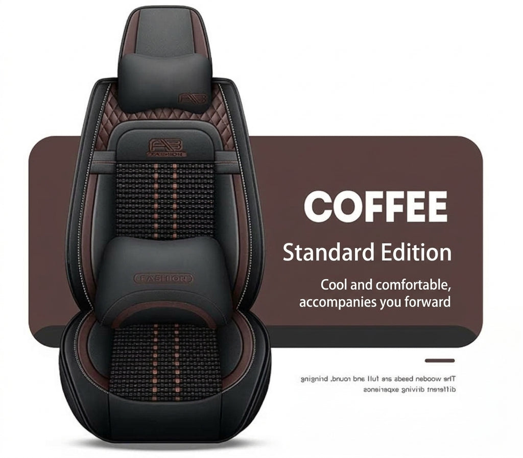 Car seat cushion new all-enclosed special seat cover four seasons universal leather seat cover summer ice silk cartoon seat cushion cover