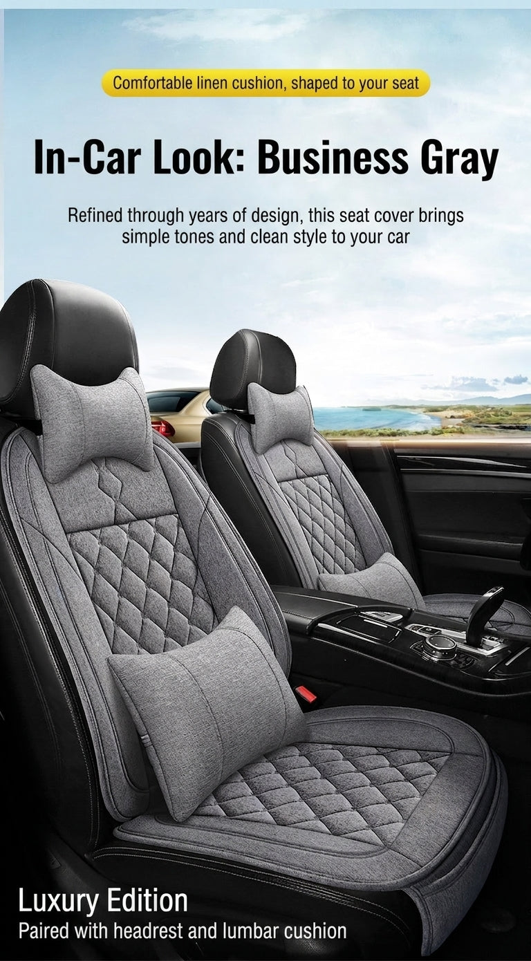 Cross-border bestselling car seat cushions, dirt-resistant, wear-resistant leather car seat cushions, all-season breathable full-coverage universal car seat cushions