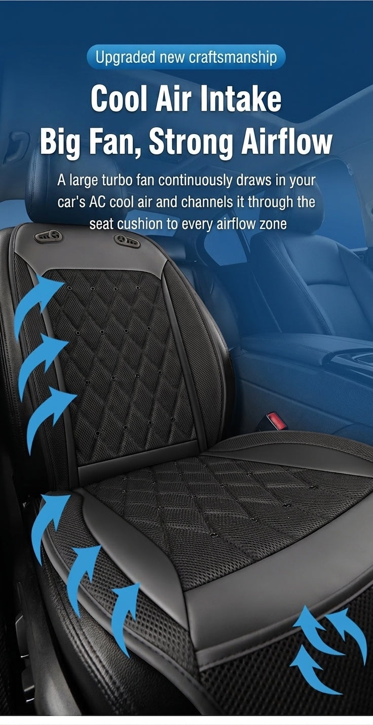 Car seat cushions, summer cooling ventilation seat cushions, 12V and 24V for air blowing, car seat cushion manufacturer OEM customization