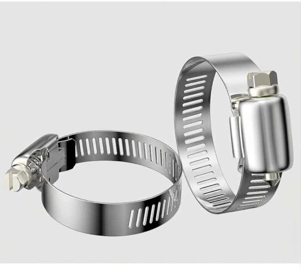 Stainless steel handle, hose hoop, hand screwing, clamping, holding hoop, pipe hoop, water pipe tightening hoop, gas pipe fixing, clamping buckle