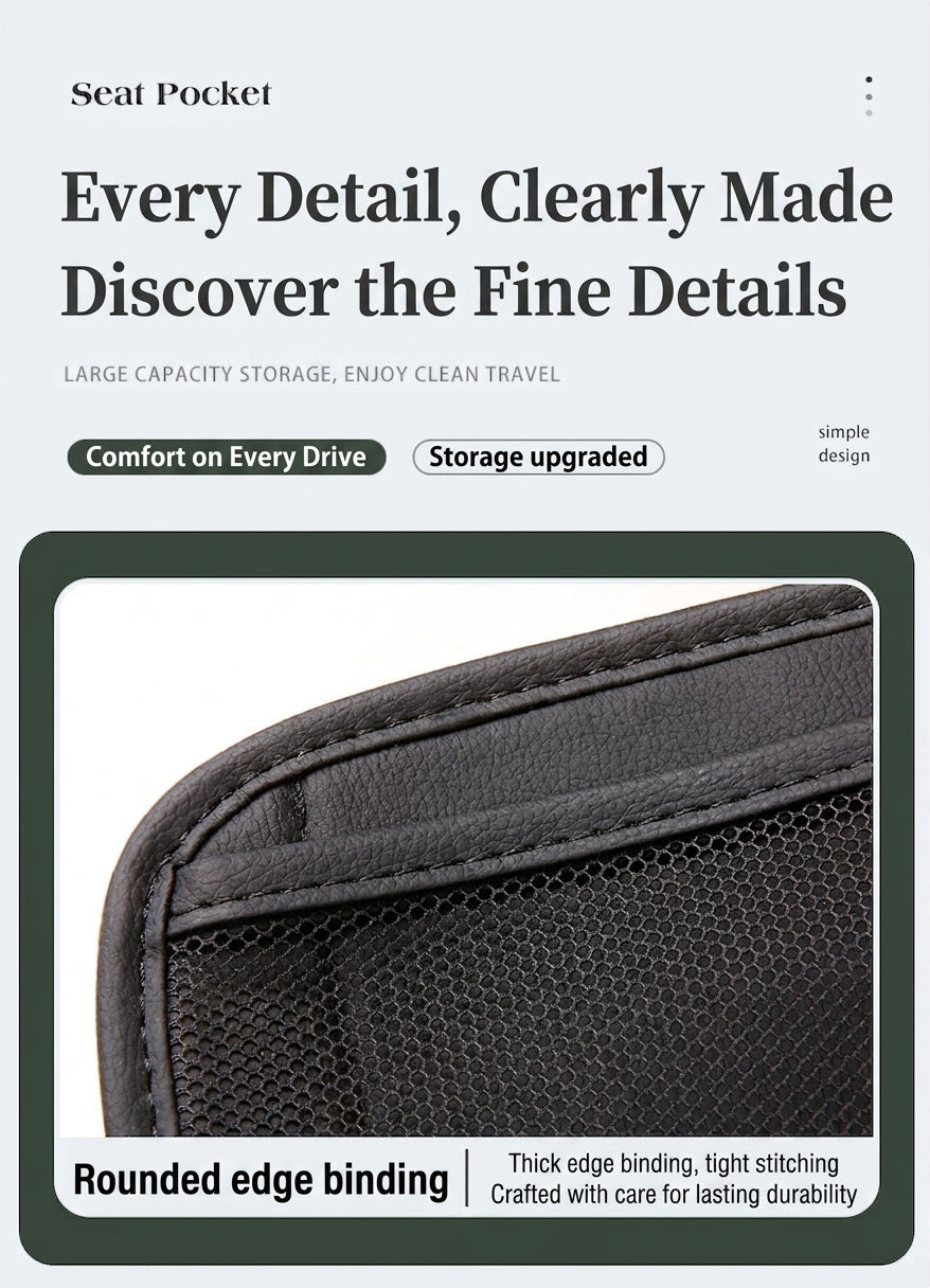 Multifunctional trunk storage bag, large-capacity storage car storage bag, zoned design for easy access and portable storage box