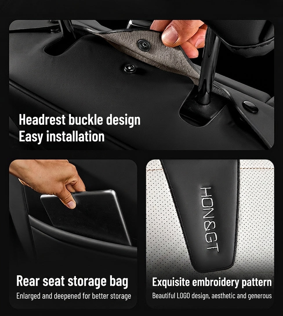 New car seat cushions fully covered, all-season universal seat covers, all five seats, full leather, high-quality seat covers sold directly from the manufacturer