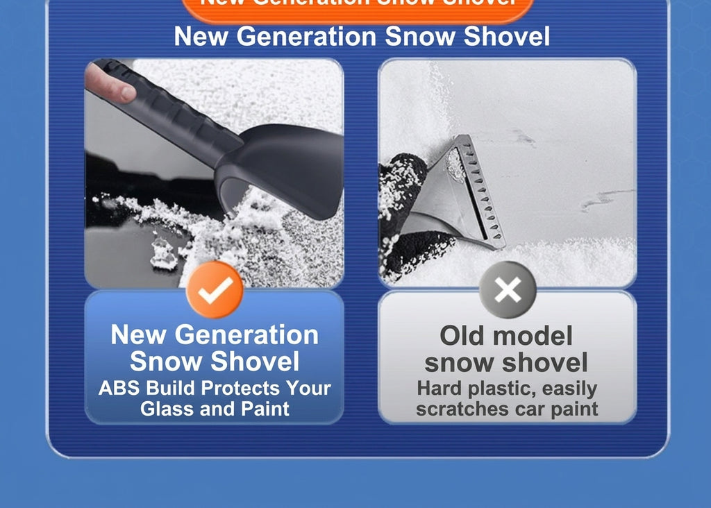 Car Snow Removal Shovel, 5-in-1 Ice Tool