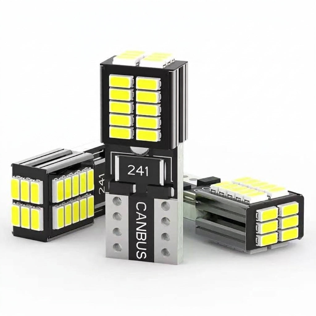 Cross-border automotive LED car light: T10 width indicator, position light 4014-24SMD, license plate decoding light, 3030 instrument light