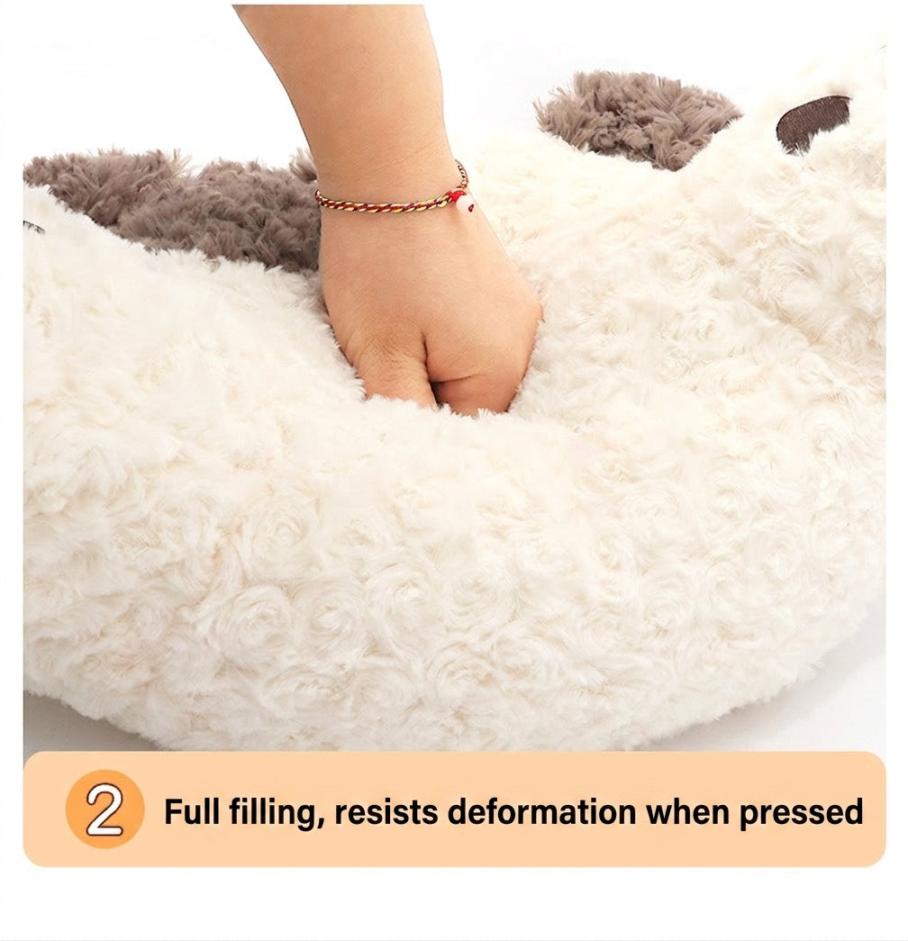 Car headrest, neck pillow, a pair of female driver pillows, cute dogs, car cushions, car seats, lumbar and neck pillows