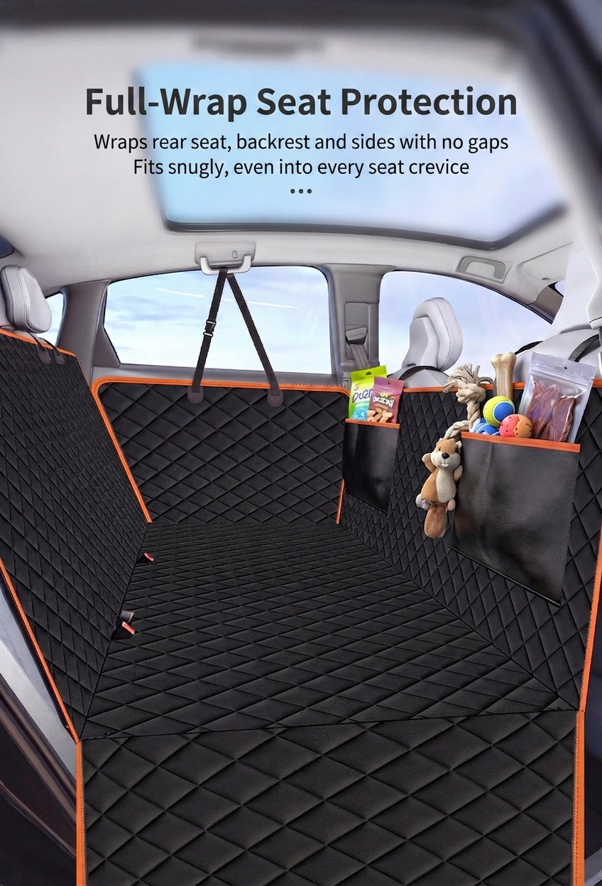 Oxford fabric pet mat, waterproof, dirt-resistant, wear-resistant seat cushion, rear seat mat for cats and dogs, thickened, suitable for car storage, universal