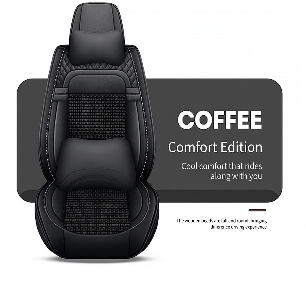 Car seat cushion new all-enclosed special seat cover four seasons universal leather seat cover summer ice silk cartoon seat cushion cover