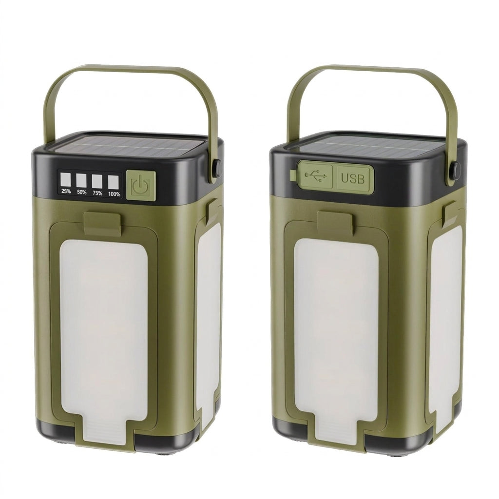 Solar Camping Light with Folding Design