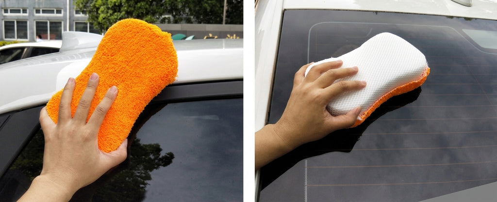 Car Wash 9-Piece Set: Car Cleaning Supplies, Wheel Hub Brush, Polishing Waxing Sponge Blocks, Car Wash Towels, Car Wipes